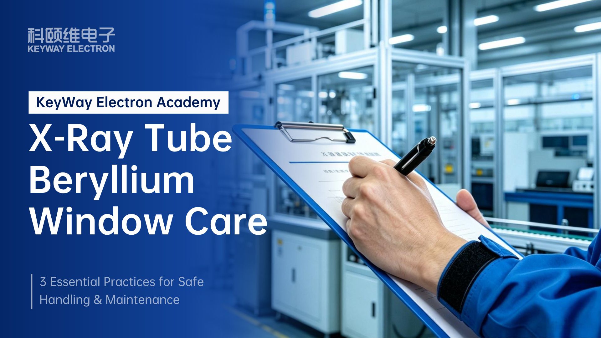 KeyWay Electron Academy | X-Ray Tube Beryllium Window Care: 3 Essential Maintenance Practices